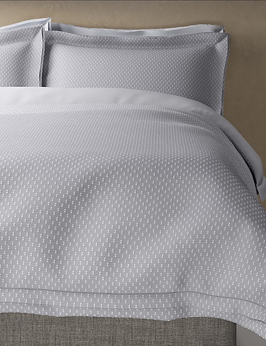 Pure Cotton Iris Spotty Dobby Bedding Set