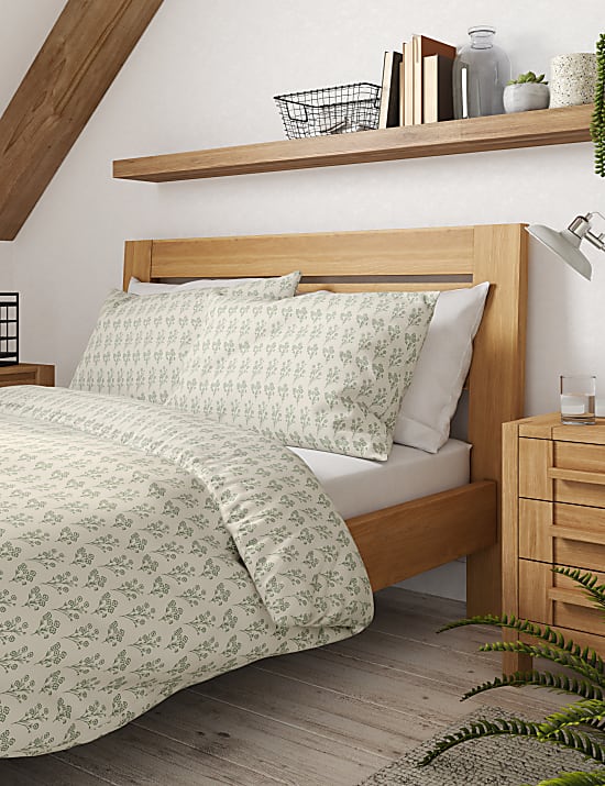 2pk Cotton Blend Floral Bedding Sets