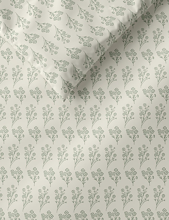 2pk Cotton Blend Floral Bedding Sets