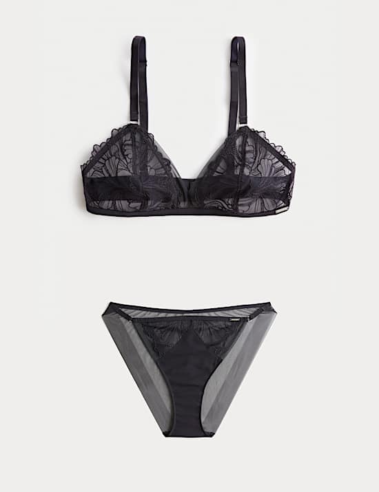 Monaco Embroidery Suspenders Set