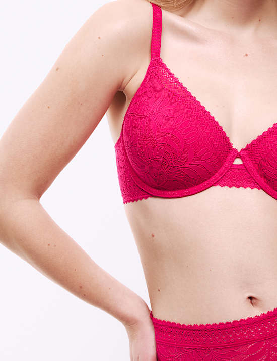 Flexifit&trade; Lace Wired Full Cup Bra Set A-E