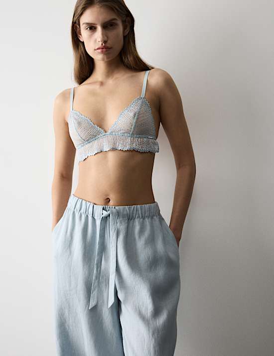 Florence Embroidery Non Wired Bralette Set A-E