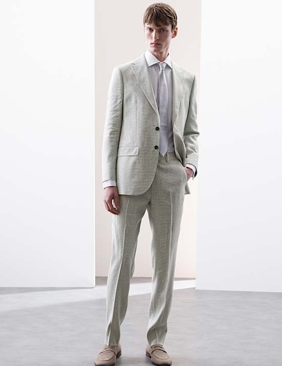 Tailored Italian Linen Miracle&trade; Suit