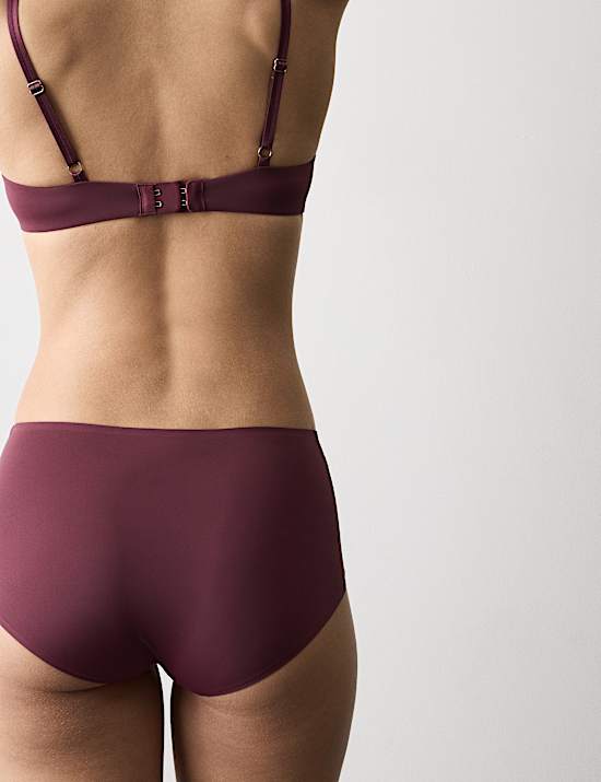 Boston Microfibre Wired Push Up Balcony Bra Set