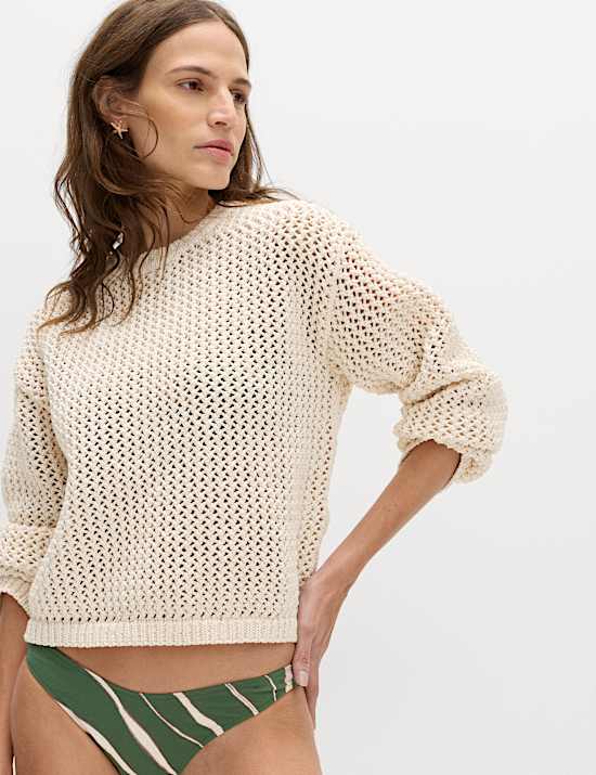 Printed Padded Twist Front Bandeau Bikini Set