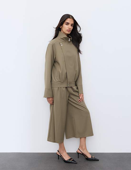 Komplet saka a &scaron;irok&yacute;ch kalhotov&yacute;ch sukn&iacute; (culottes)