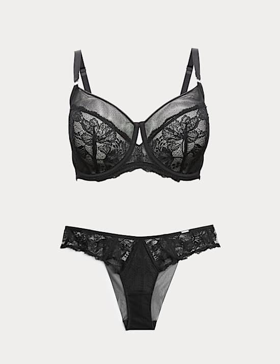 Savannah Wired Minimiser Bra Set C-G