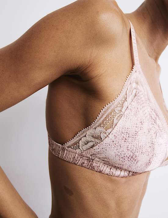 Rosalie Silk & Lace Non Wired Bralette Set A-E