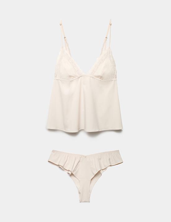 Clara Papertouch Lace Cami Set