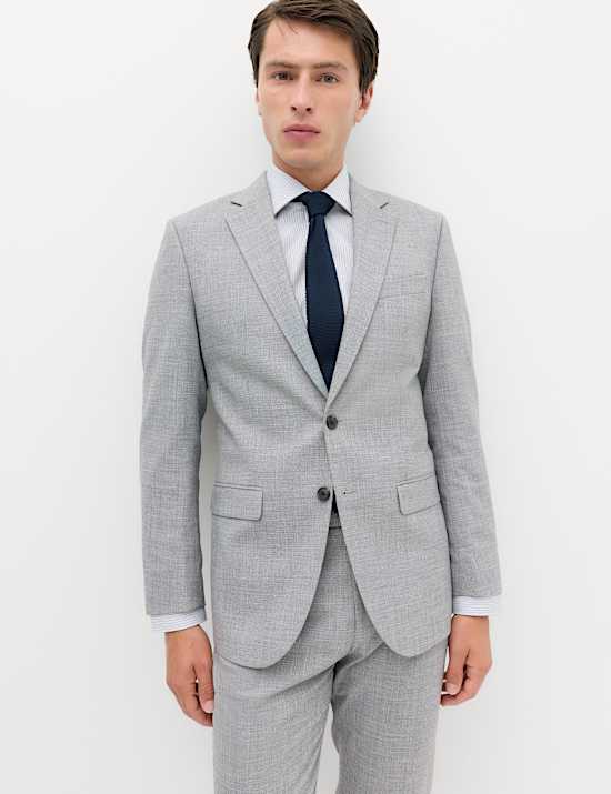 2 Piece Regular Fit Textured Suit