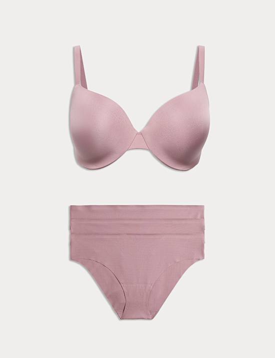 Body Invisibles&trade; Wired Demi Cup Bra Set F+