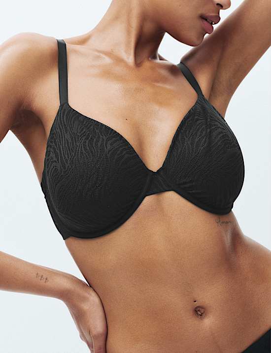 Set Bra Cup Demi Berkawat Body Lace Cup F+