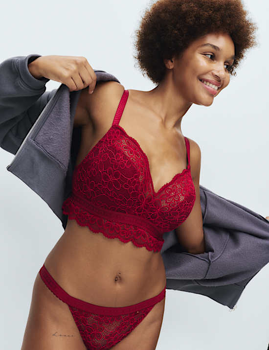 Cleo Lace Non Wired Bralette F+ Set