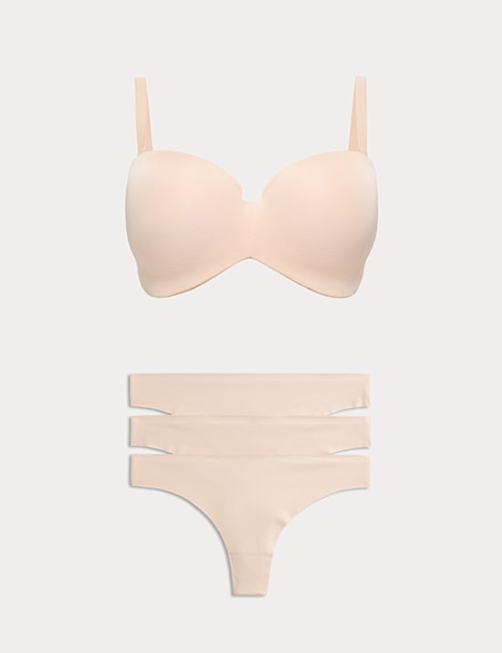 Body Invisibles&trade; Wired Strapless Bra Set F-H