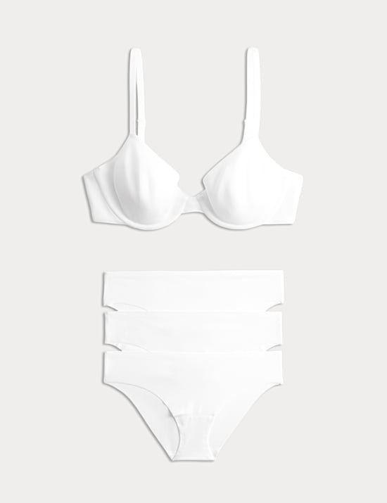 Body Invisibles&trade; Non-Padded Wired Demi Cup Bra Set A&ndash;E