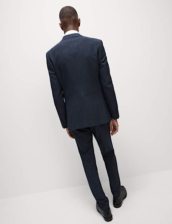 Skinny Fit Check Suit