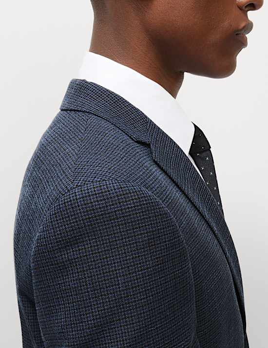 Skinny Fit Check Suit