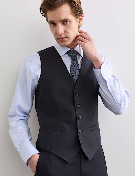 3 Piece Tailored Fit Italian Silk & Linen Suit