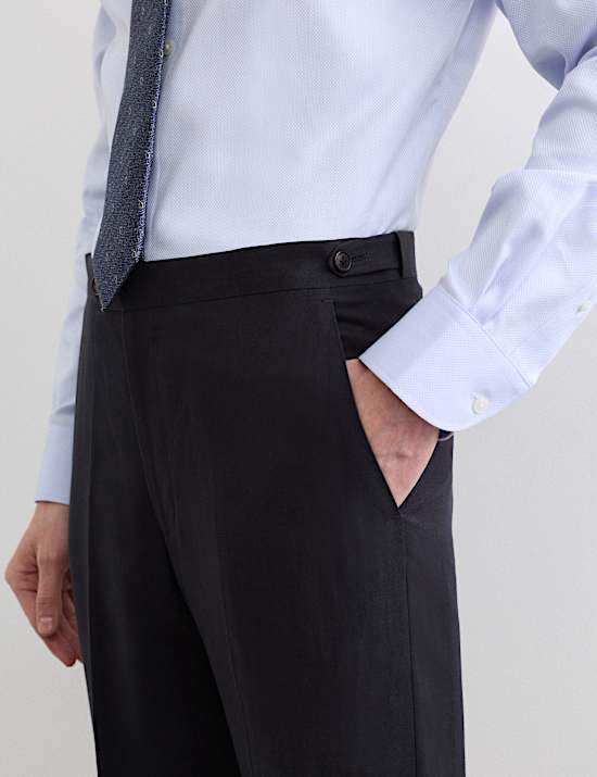 3 Piece Tailored Fit Italian Silk & Linen Suit