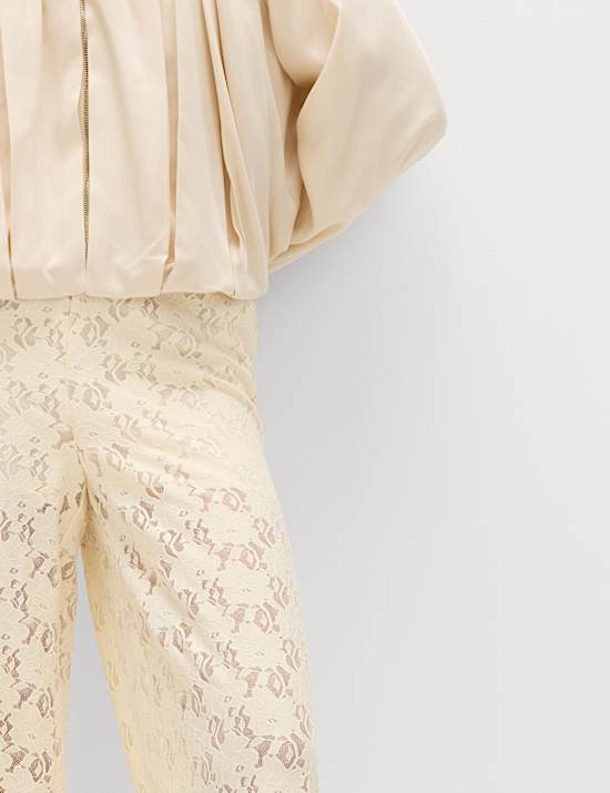 Lace Jacket & Trousers Set