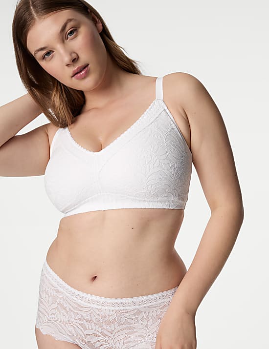 Flexifit™ Lace Non Wired Minimiser Bra Set C-H