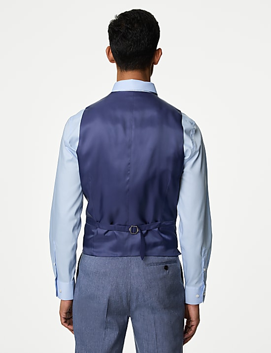 Tailored Fit Italian Linen Miracle&trade; Suit