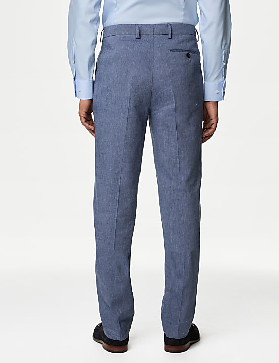 Tailored Fit Italian Linen Miracle&trade; Suit