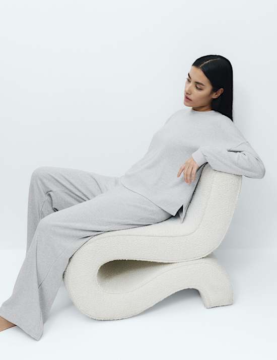 Cosy Knit Rib Lounge Pyjama Set
