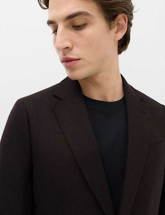 3 Piece Tailored Fit Micro Check Tweed Suit