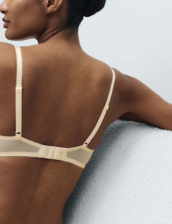 Jasmine Lace Wired Demi Cup Bra Set A-E