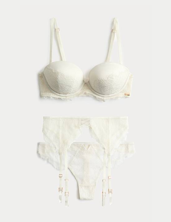 Forget Me Not Suspender Set