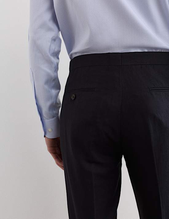 2 Piece Tailored Fit Italian Silk & Linen Suit