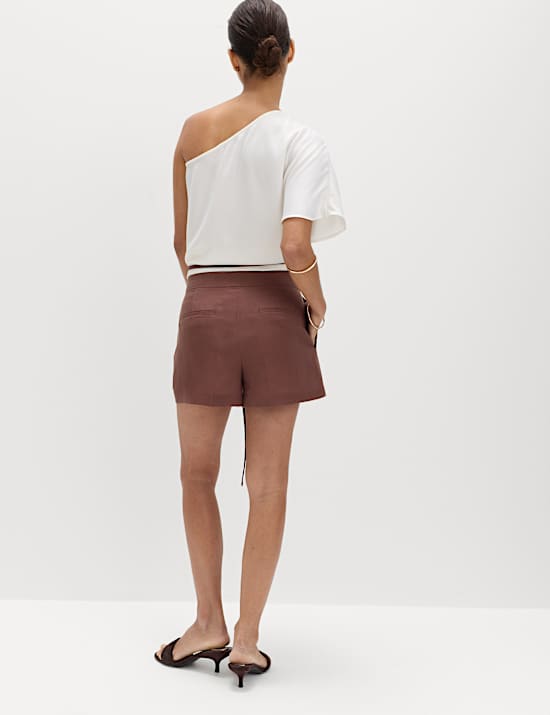 Linen Waistcoat & Short Set