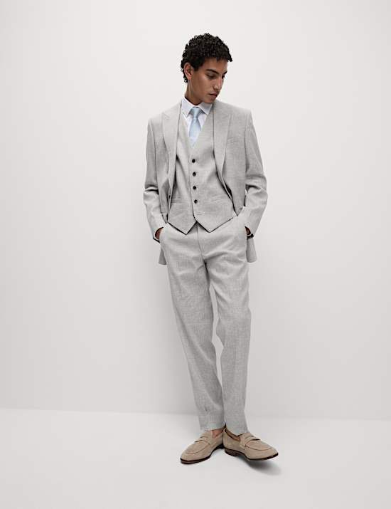 Tailored Fit Italian Performance Linen Suit