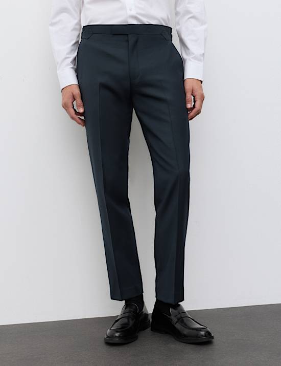Tailored Fit Wool Rich Suit