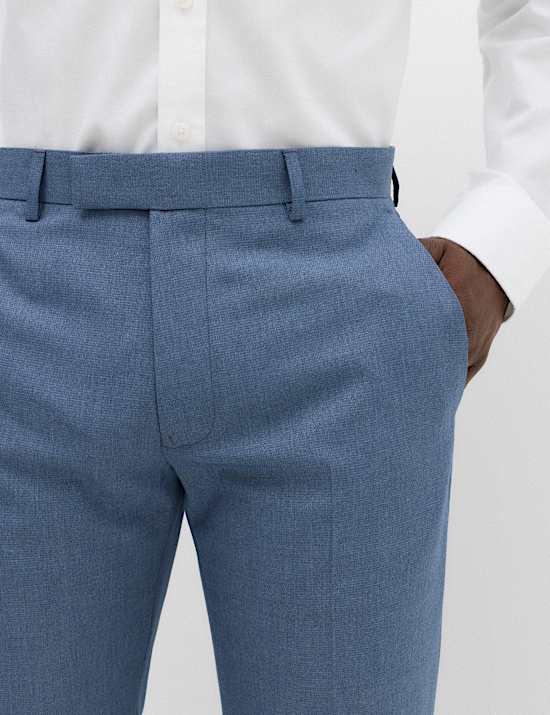 2 Piece Tailored Fit Textured Suit