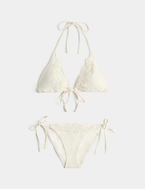 Floral Triangle Bikini Set