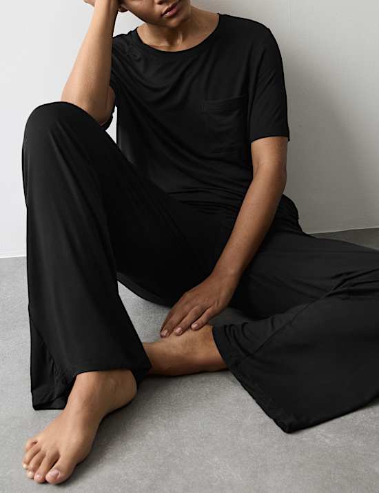 Pocket Detail Pyjama Top Set