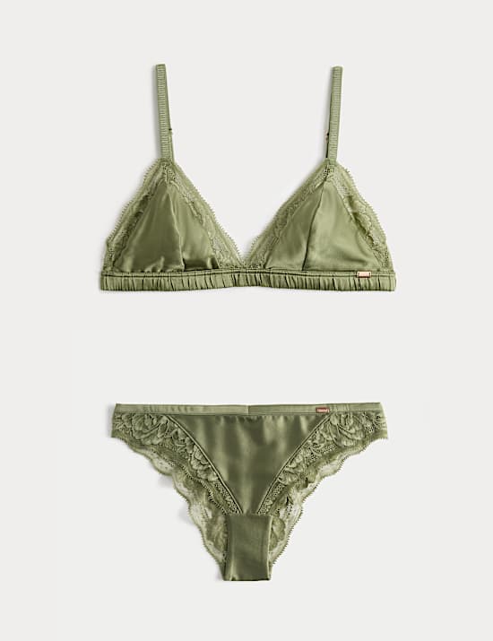 Silk Non Wired Bralette Set A-E