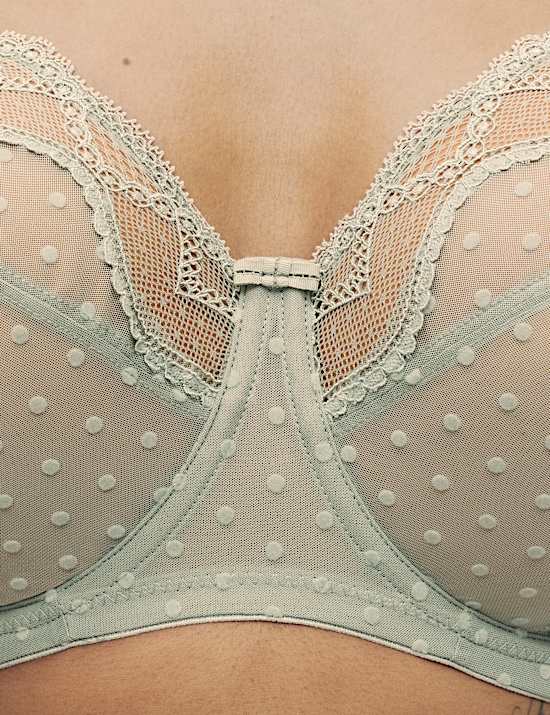 Set Bra Jaring Berkawat Penopang Ekstra Cup F-J