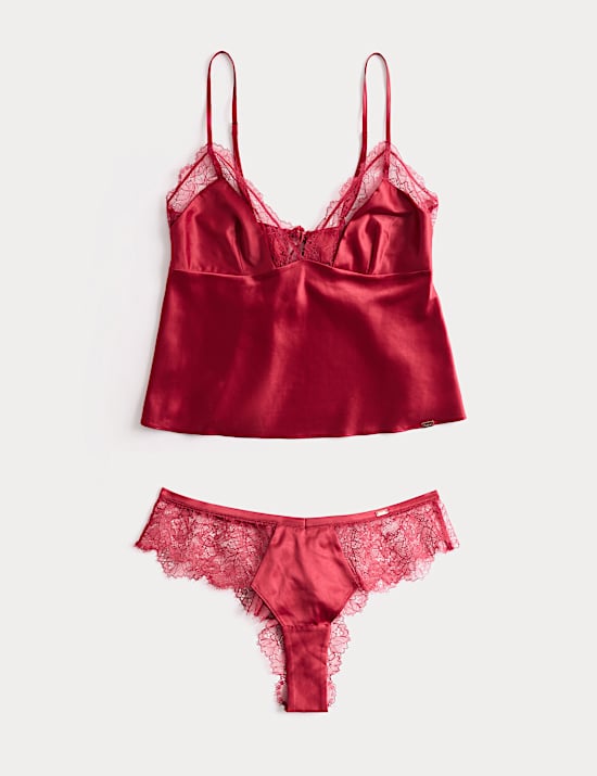 Forget Me Not Lace Cami Set