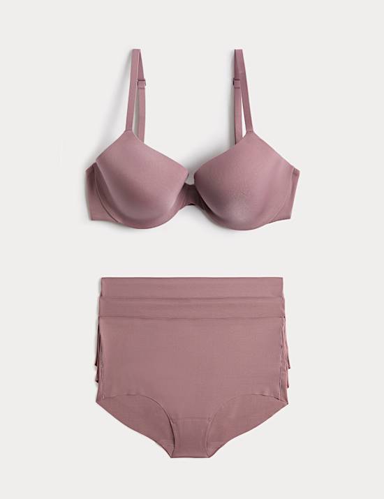 Body Invisibles Wired Demi Cup Bra Set A-E