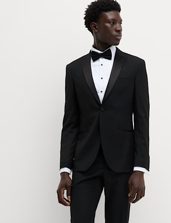 Skinny Fit Stretch Tuxedo Suit