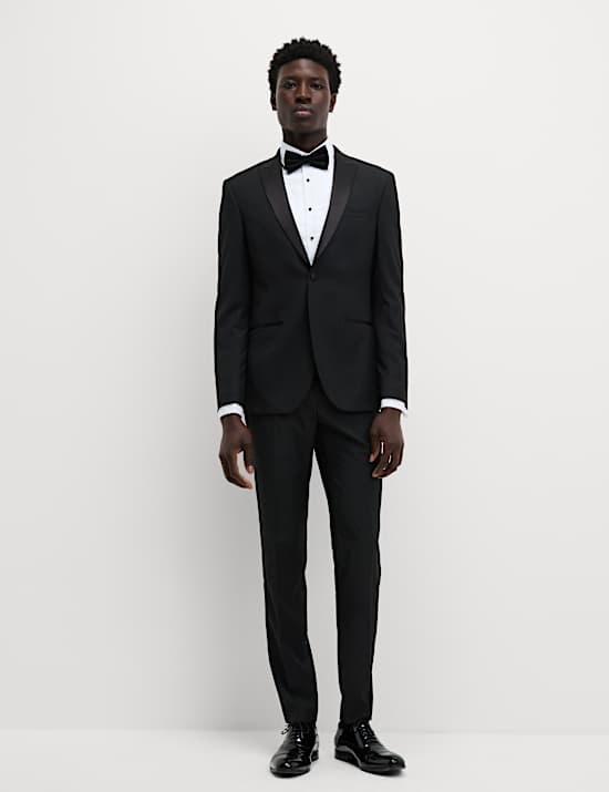 Skinny Fit Stretch Tuxedo Suit