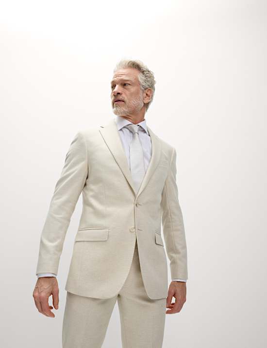 Tailored Fit Wool Rich Tweed Suit