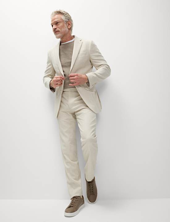 Tailored Fit Wool Rich Tweed Suit