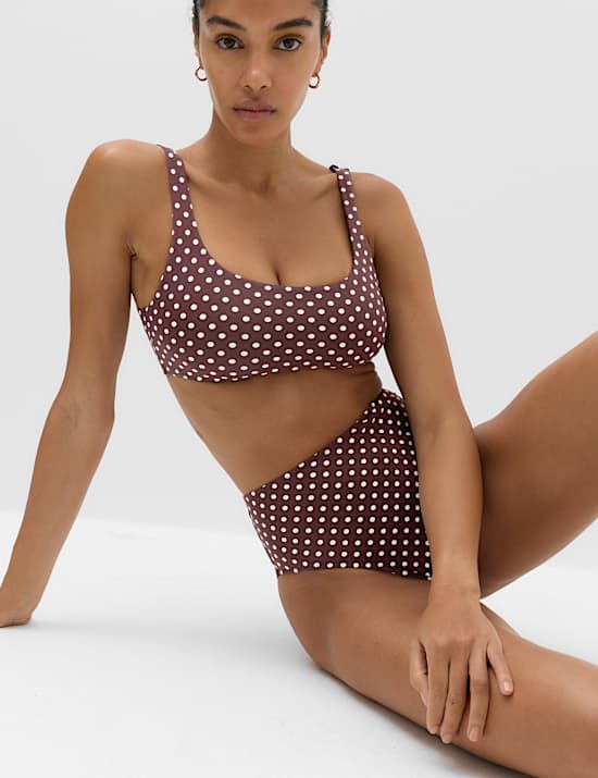 Scoop Neck Bikini Top & Bottom Set