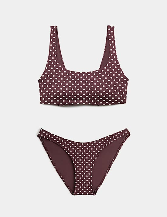 Scoop Neck Bikini Top & Bottom Set