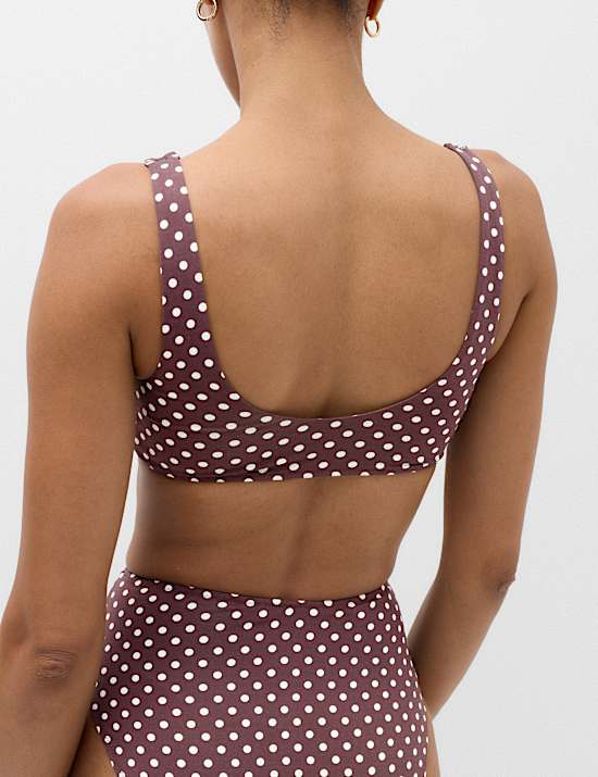 Scoop Neck Bikini Top & Bottom Set