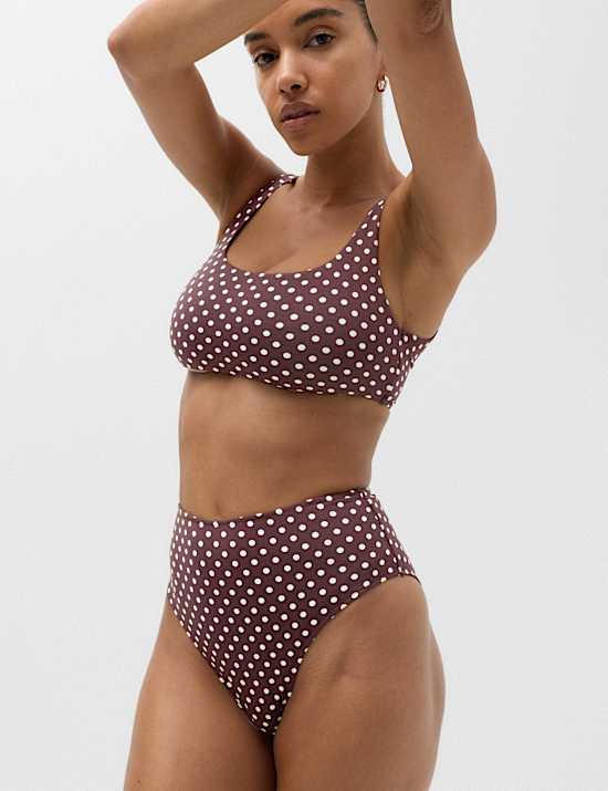 Scoop Neck Bikini Top & Bottom Set